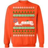 Logging Truck Ugly Christmas Sweater Sweatshirt