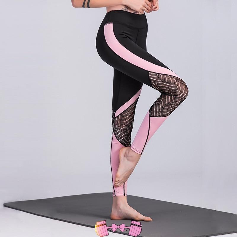 black and pink workout leggings