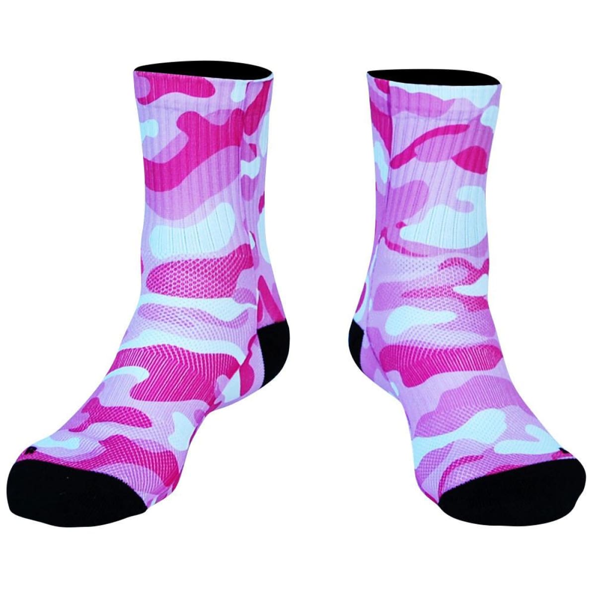 athletic pink socks