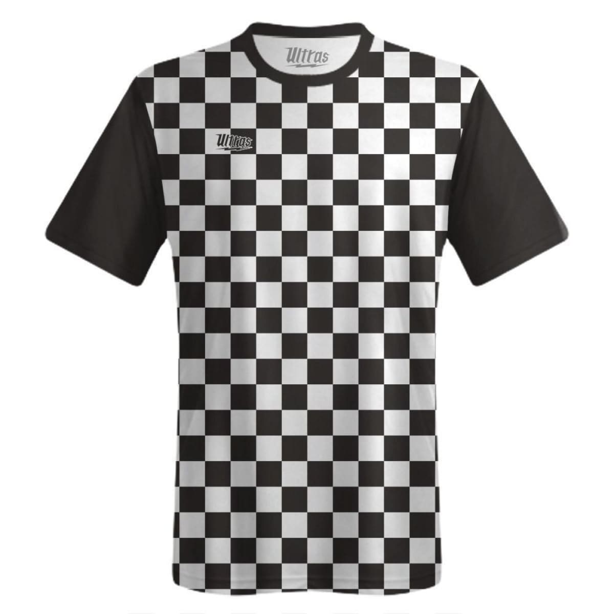 black white soccer jersey