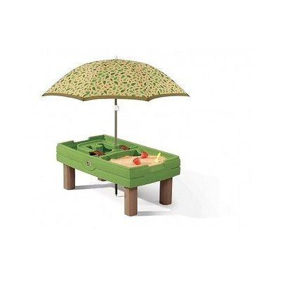 sand & water table with umbrella