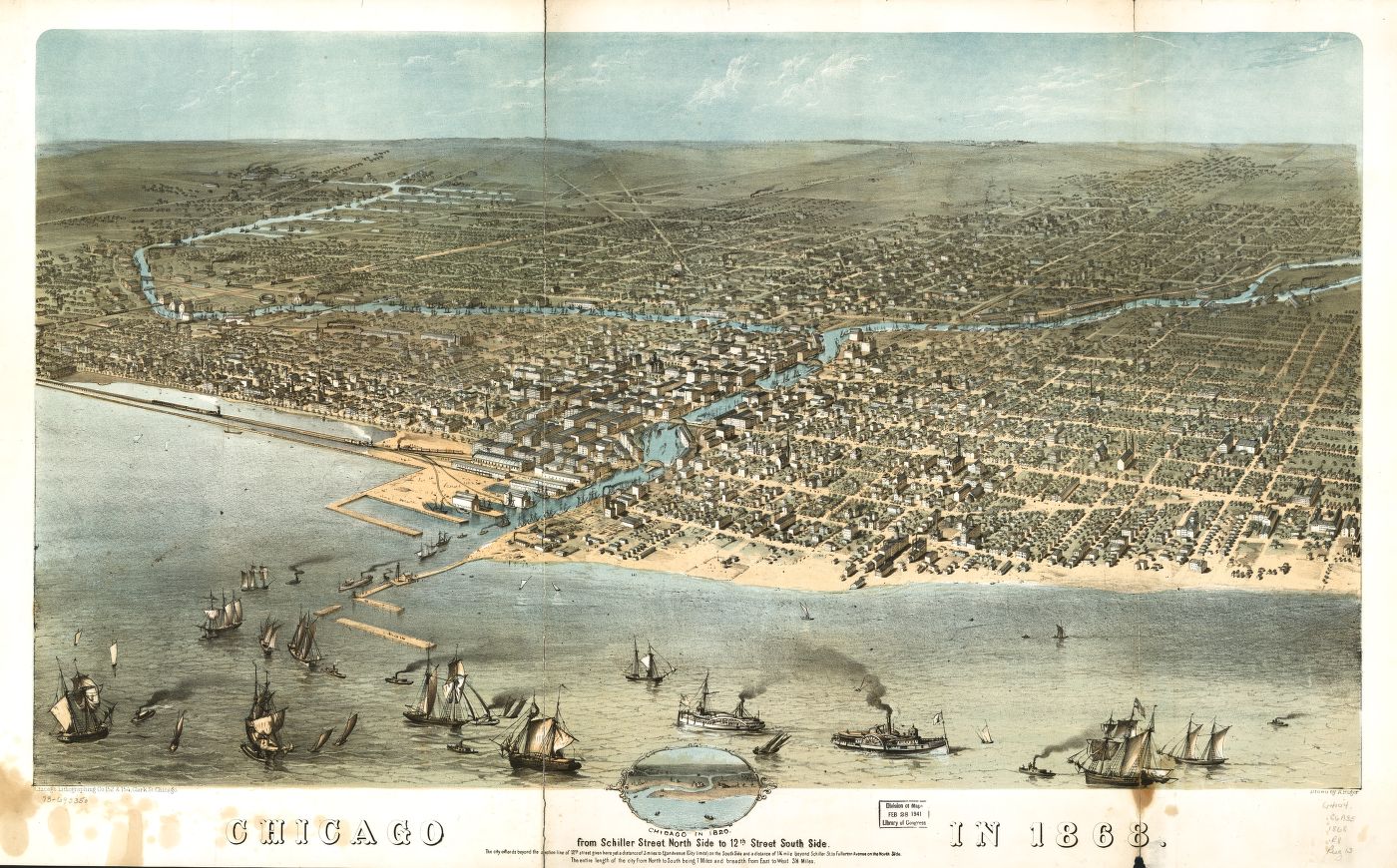 chicago early map