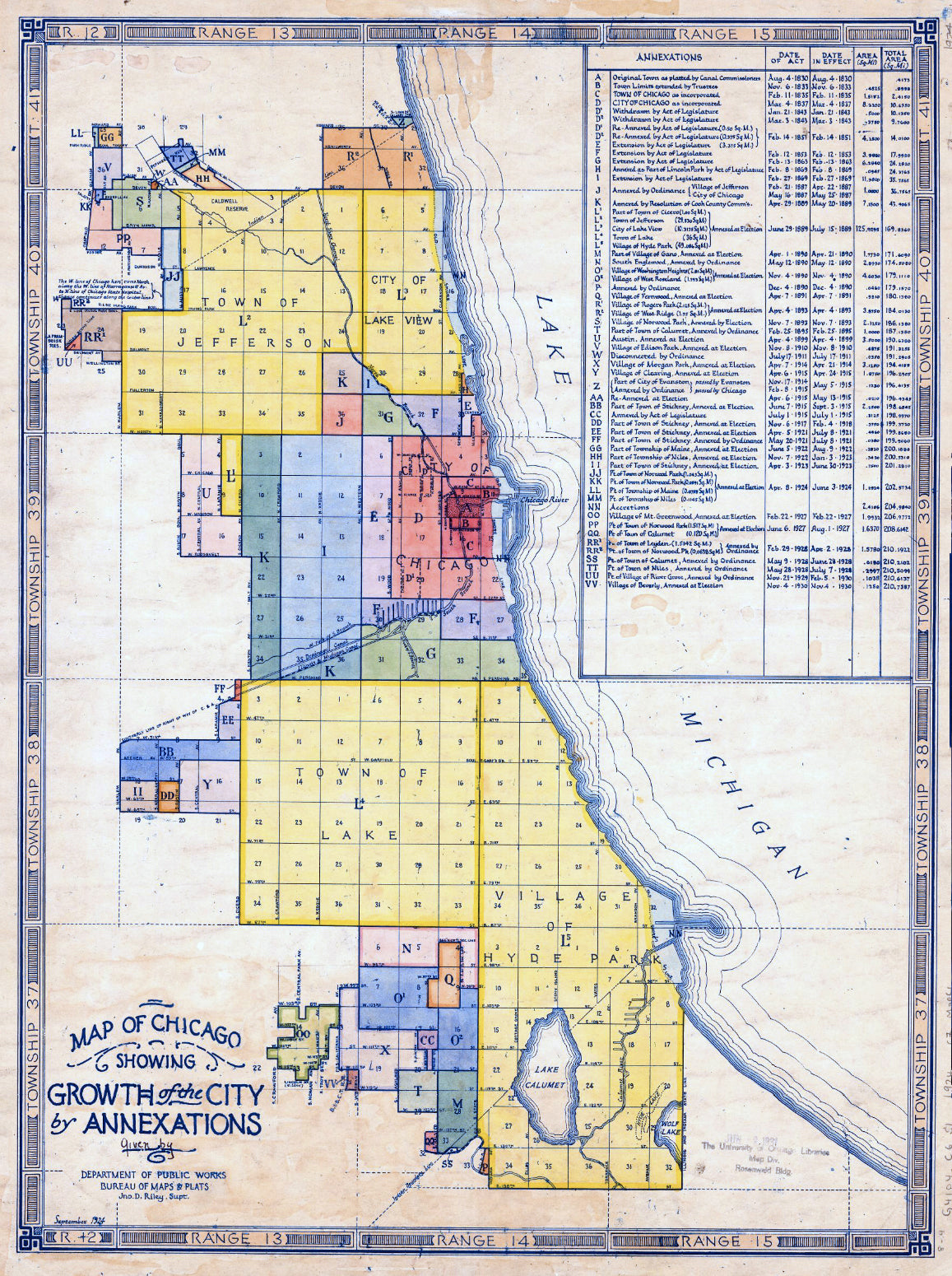 chicago annexation map