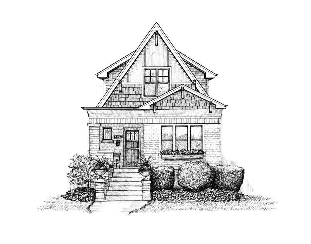 bungalow illustration