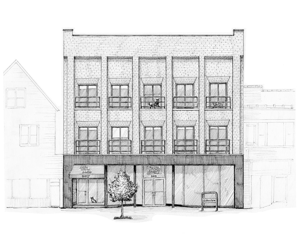 chicago commercial building drawing