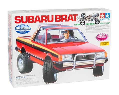 tamiya subaru brat blue edition