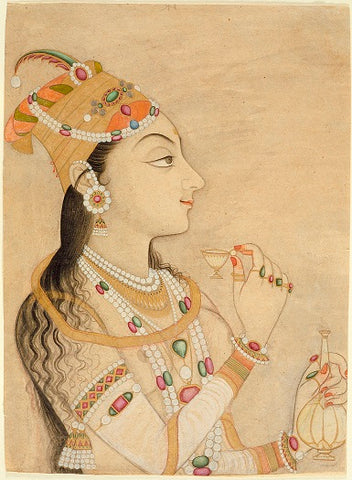Portrait of Mughal Empress Noor Jahan