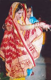 Oriya Bride wearing Boula Patta