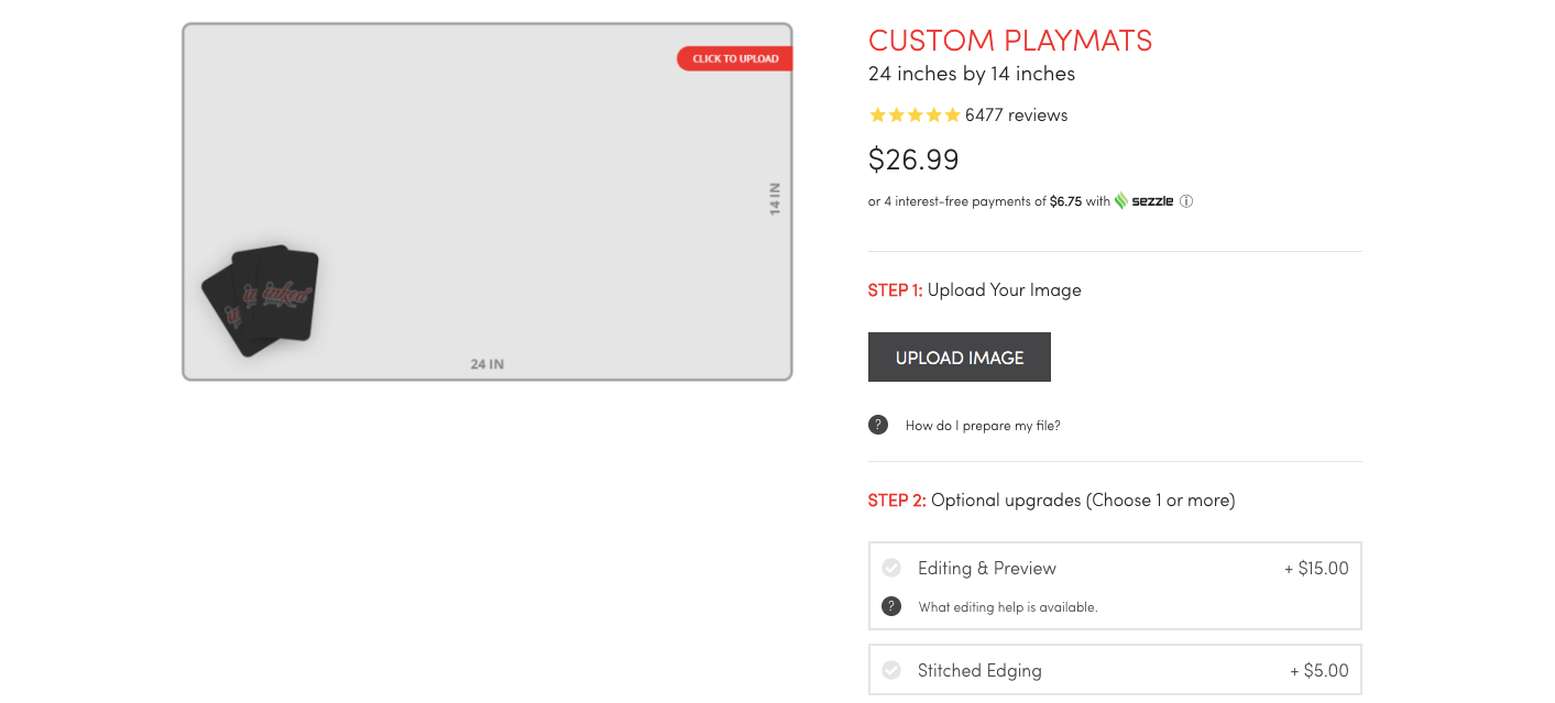Inked Gaming Custom Playmat