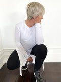Split Angle Tee Long Sleeve - C.REED
