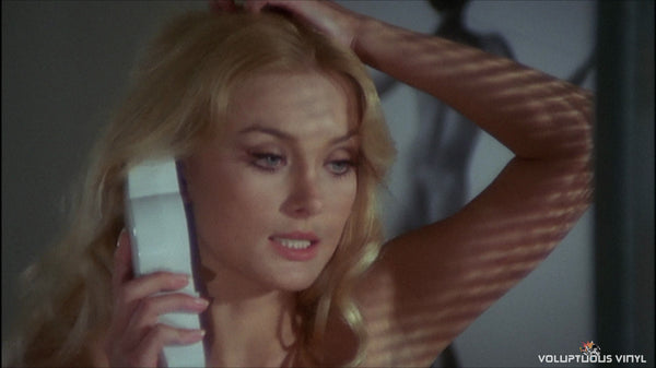 Black Belly Of The Tarantula Barbara Bouchet on the phone