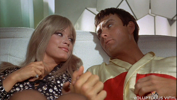 Marisa Mell & John Phillip Law in Danger Diabolik