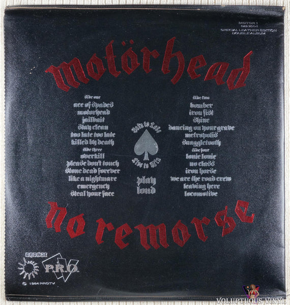 Motörhead ‎– No Remorse (1984) 2 × Vinyl, Compilation, Limited – Voluptuous Vinyl