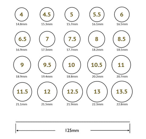 Leonard Ring Size Chart