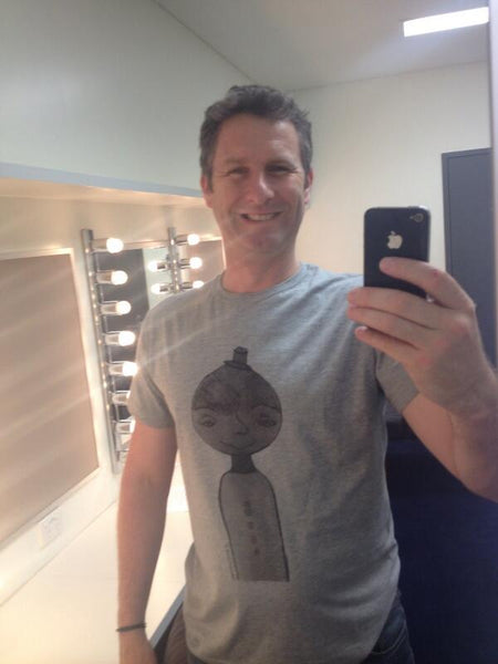 Adam Hills in one of my tees!