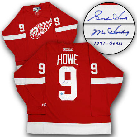 howe signed jersey