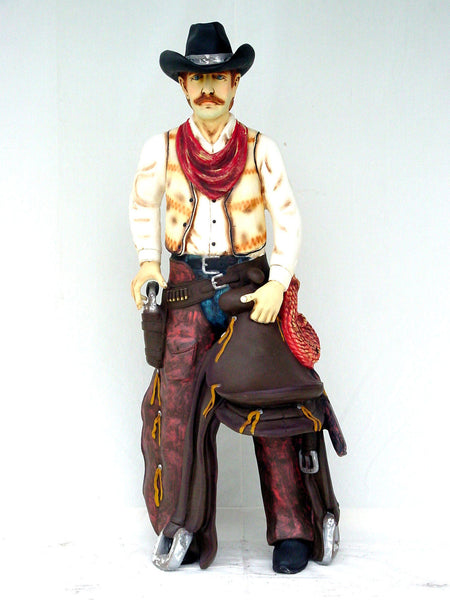cowboy statue r r