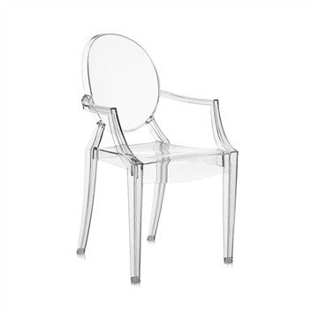 Kartell Lou Lou Ghost Chair Set Of 4 Perch