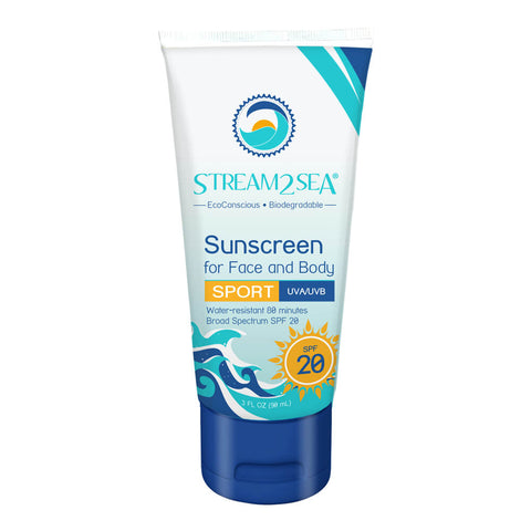 Sunscreen for Face and Body SPF 20 - Full Size 3oz (90mL)