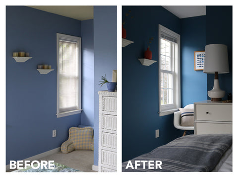 Guest Room: Before and After