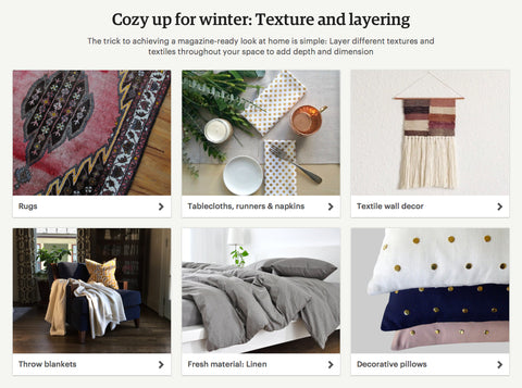 Jillian Rene Decor Decorative Pillows as seen on Etsy - Editors' Picks: Interior Design Trends