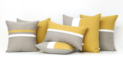 Yellow Pillow Set of 6 by Jillian Rene Decor