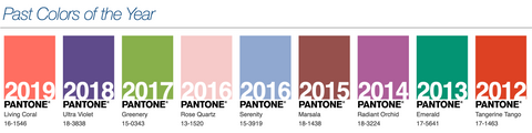 Pantone Colors of the Year