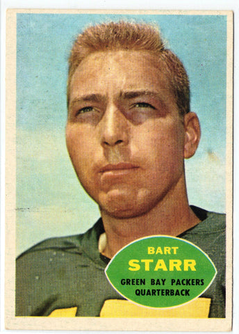 1960 Topps #51 Bart Starr ORIGINAL, QB, Green Bay Packers EX, a "MUST HAVE", CardboardandCoins.com