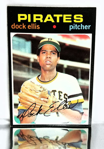 1971 Topps # 2 Dock Ellis, Pitcher, Pittsburgh Pirates Ace, NM+