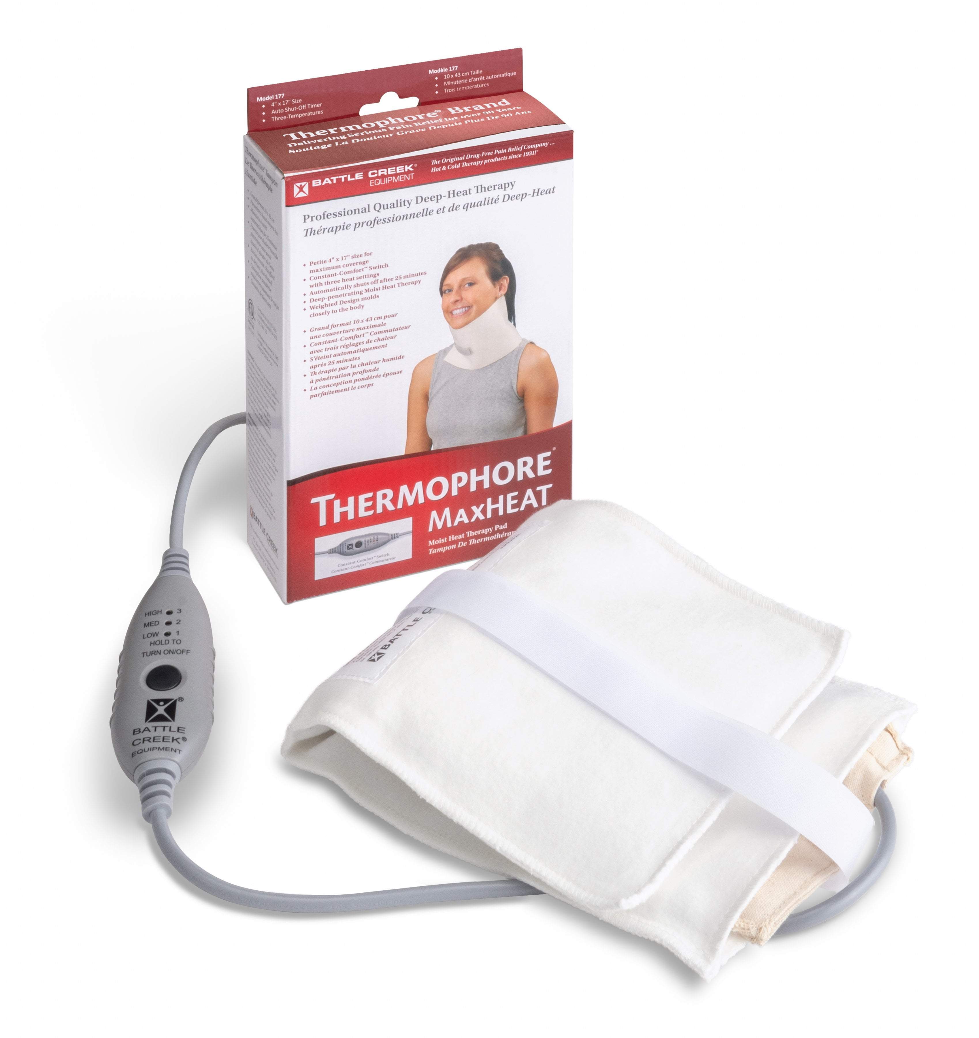 Battle Creek Heating Pads Thermophore Arthritis Pad Moist Heat (Model 177) 4"x17"