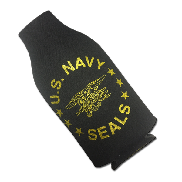 Us Navy Seal Bottle Koozie With Trident Udt Seal Store
