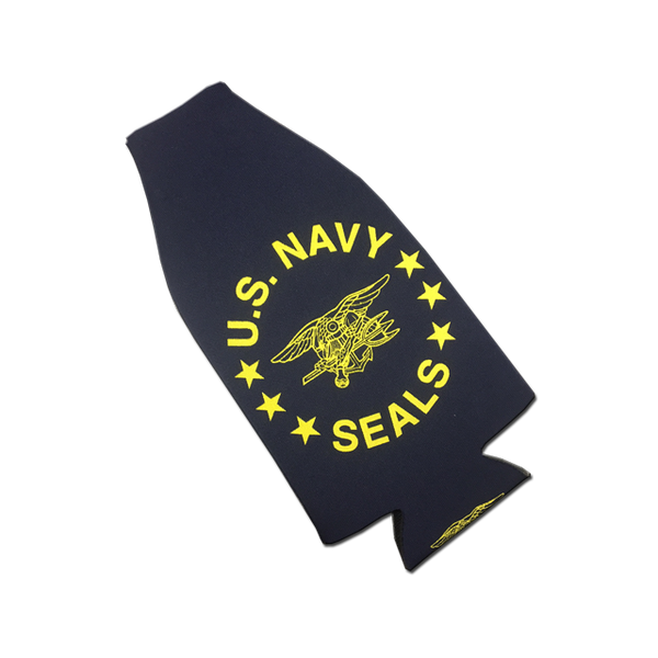 Us Navy Seal Bottle Koozie With Trident Udt Seal Store