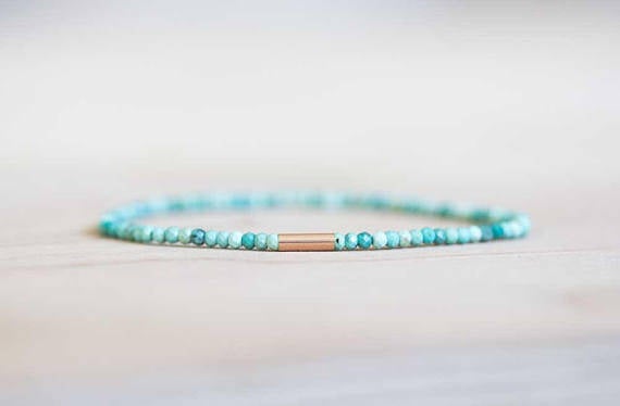 turquoise stretch bracelet