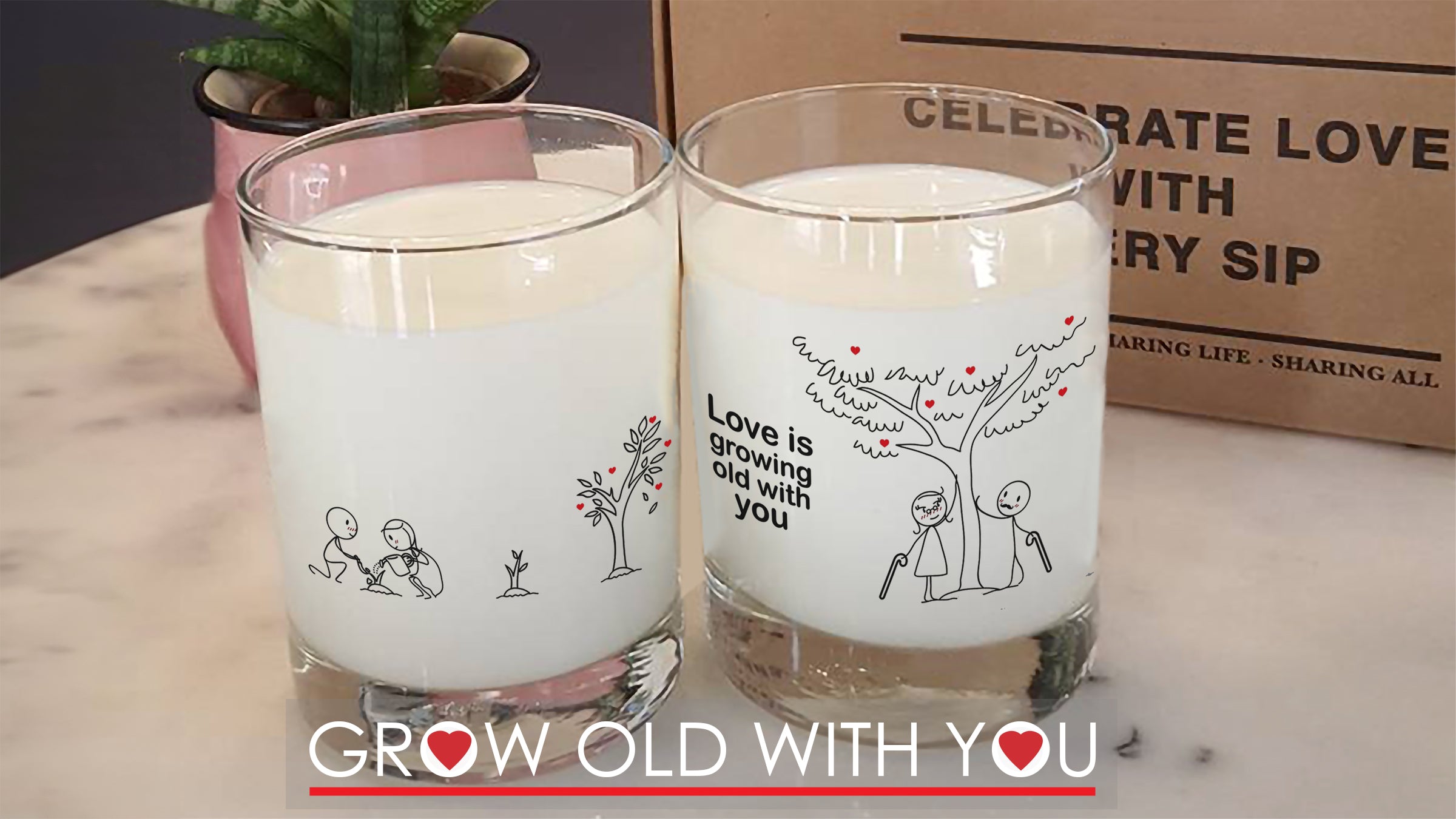 Grow Old With You Anniversary Gifts for Couples