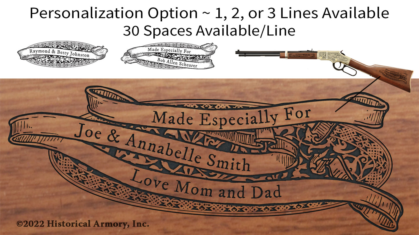 Virginia State Pride Engraved Rifle