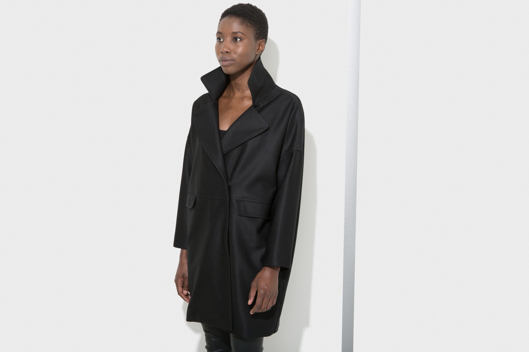 Catherine coat is oversized and slouchy, sporty coat designed by Enda