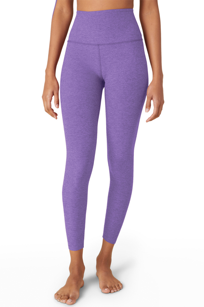 Beyond Yoga Spacedye Caught in the Midi High Waist Legging - Bright Amethyst Heather