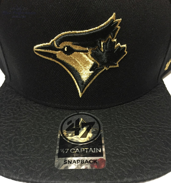 black and gold blue jays hat