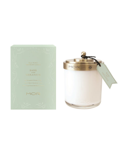 Basil & Geranium Fragrant Candle