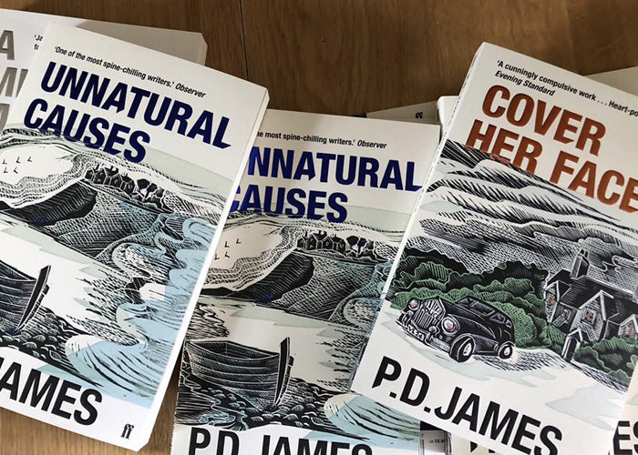 PD James book covers