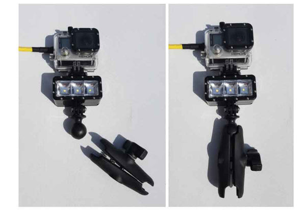 Underwater WiFi Cable and Ball Mount Attachment
