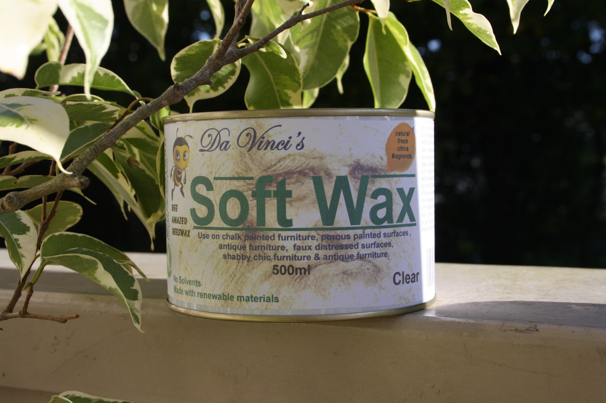 clear soft wax for painted furniture