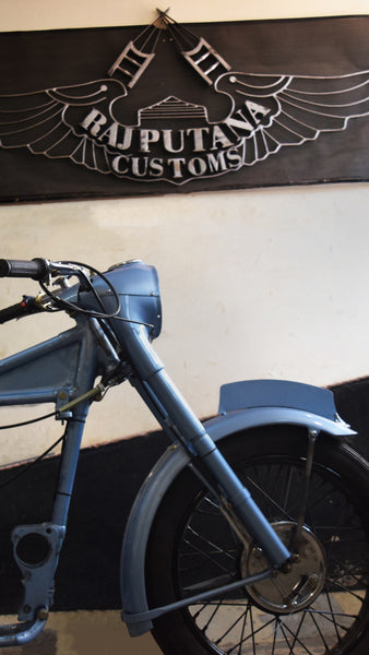Vintage Triumph Bonneville Restoration by Rajputana Custom Motorcycles Jaipur