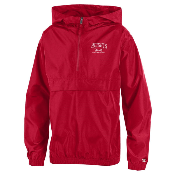 red champion packable jacket