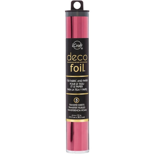 iCraft Red Deco Foil Tube