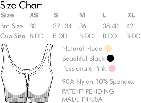 Size Chart for MarlaHopeBra™