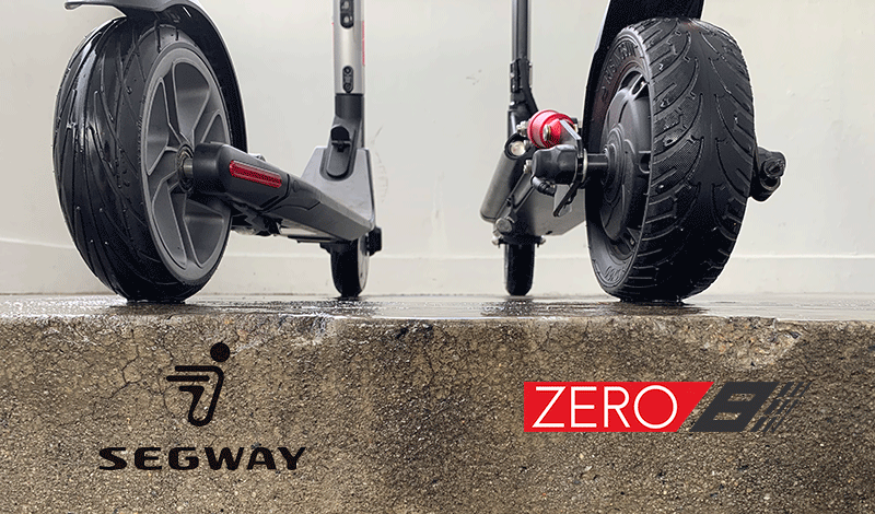 electric scooter comparison segway es2 zero 8 contact patch