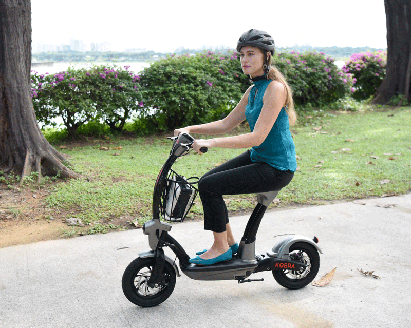 kobra seated electric scooter