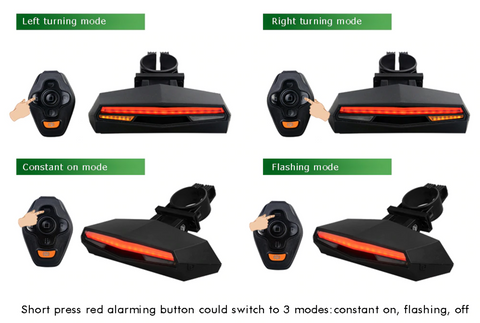 e-scooter turning signal instructions