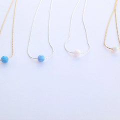 dot opal necklace